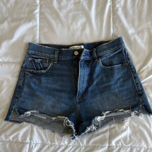 Abercrombie the mom shorts high rise